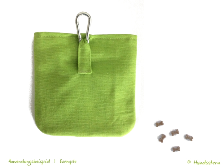 Bickie easy treat pouch with lining, sewing pattern