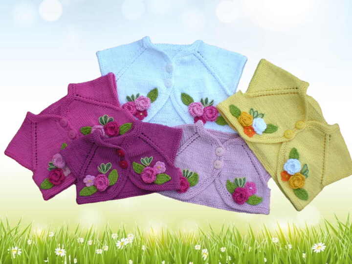 Bolero Strickanleitung in 5 Größen