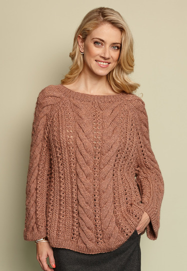 Strickanleitung: Damen-Pullover Birga