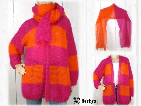 Strickanleitung Cardigan "Happiness"