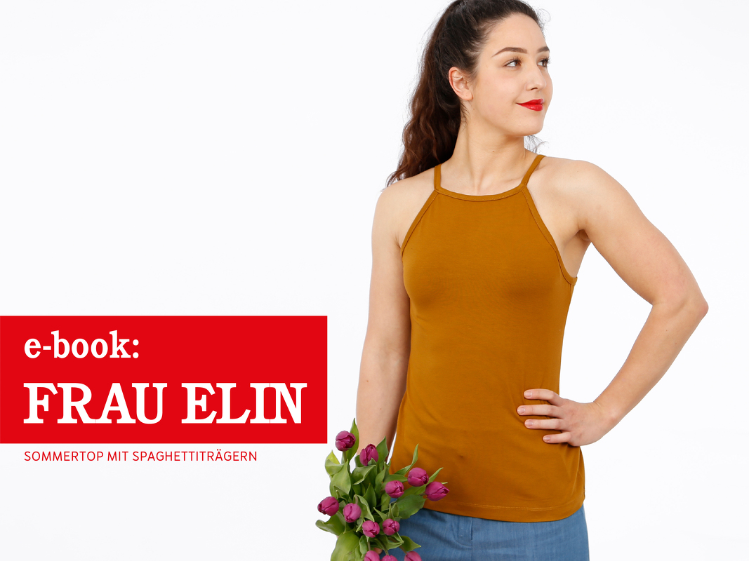 FRAU ELIN • Sommertop mit Spaghettiträgern