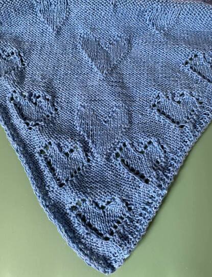 Strickanleitung Tuch "Herzallerliebst"