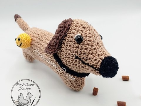 "Lumpi" der Mischlingshund Häkelanleitung