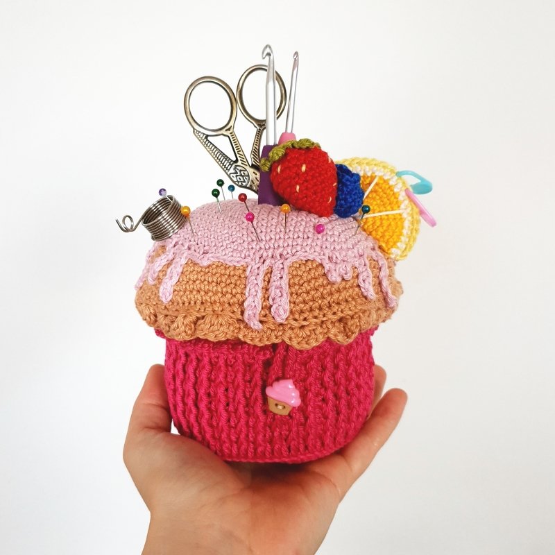 Nadelkissen/Utensilo Cupcake - Bild 5