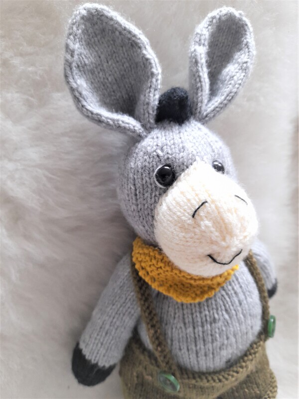 Strickanleitung Esel Elvis