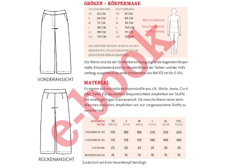 FRAU ILSE • Culotte mit Reißverschluss, e-book