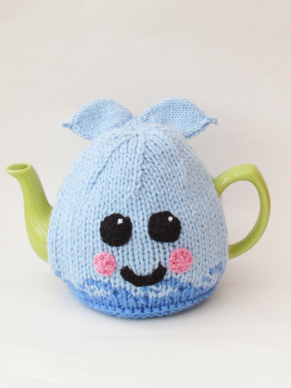 Blue Whale Tea Cosy Knitting Pattern