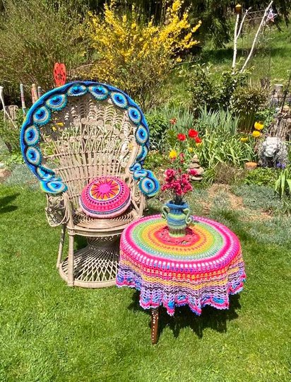 Perles große HippieTischdecke