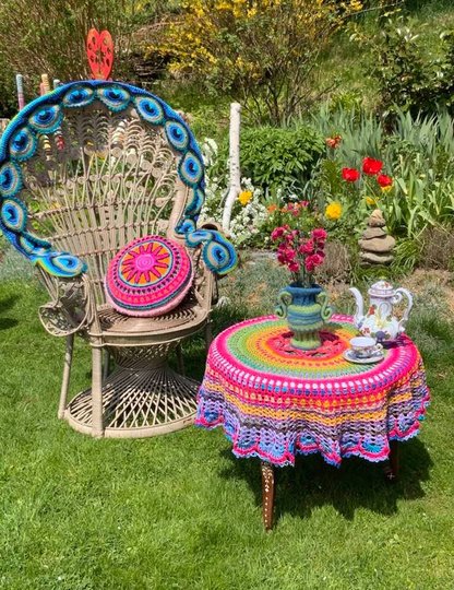 Perles große HippieTischdecke