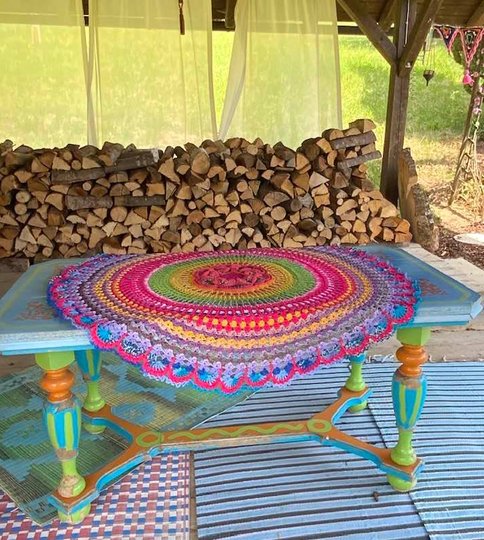 Perles große HippieTischdecke