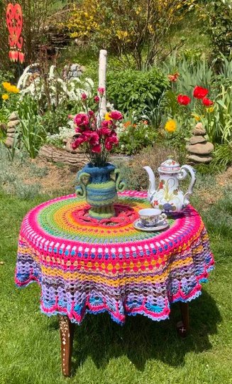 Perles große HippieTischdecke