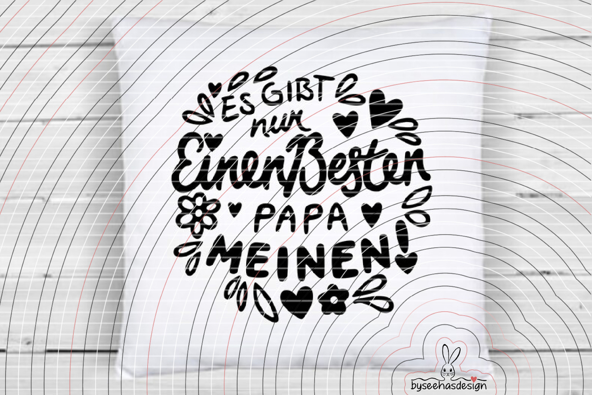 Nur einen besten Papa Plotterdatei SVG DXF - Bild 8