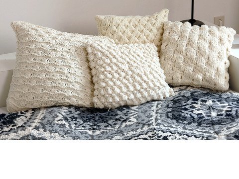 Strickanleitung: Home und Deko-Kissen Timber