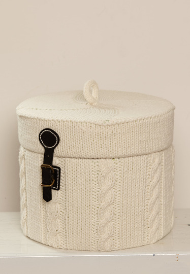 Strickanleitung: Home und Deko-Körbchen Smykker