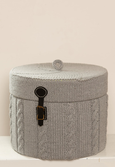 Strickanleitung: Home und Deko-Körbchen Smykker