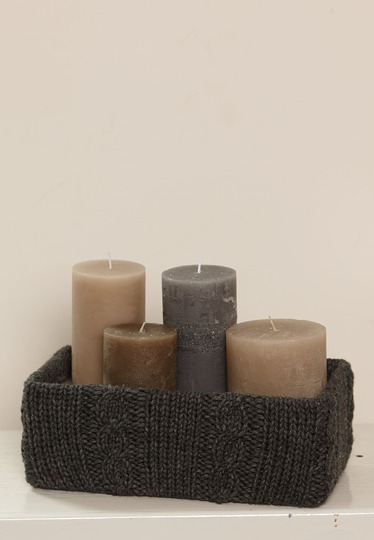 Strickanleitung: Home und Deko-Körbchen Smykker