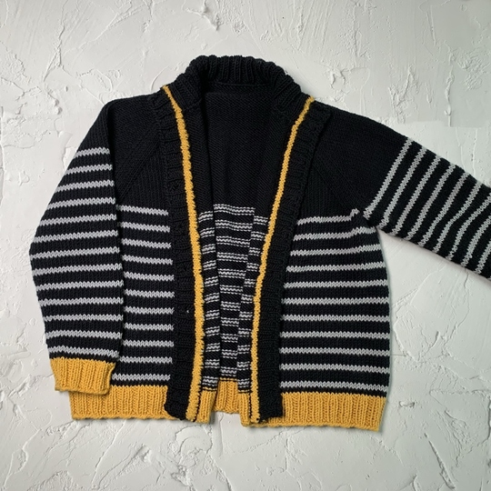 Strickanleitung Kinderjacke Benny Größe 110 – 126