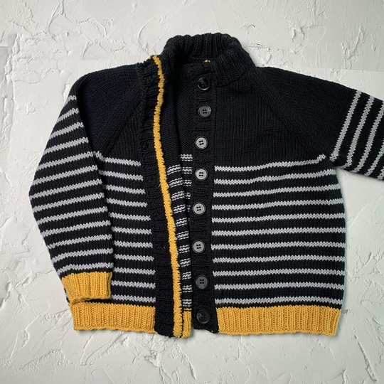 Strickanleitung Kinderjacke Benny Größe 110 – 126