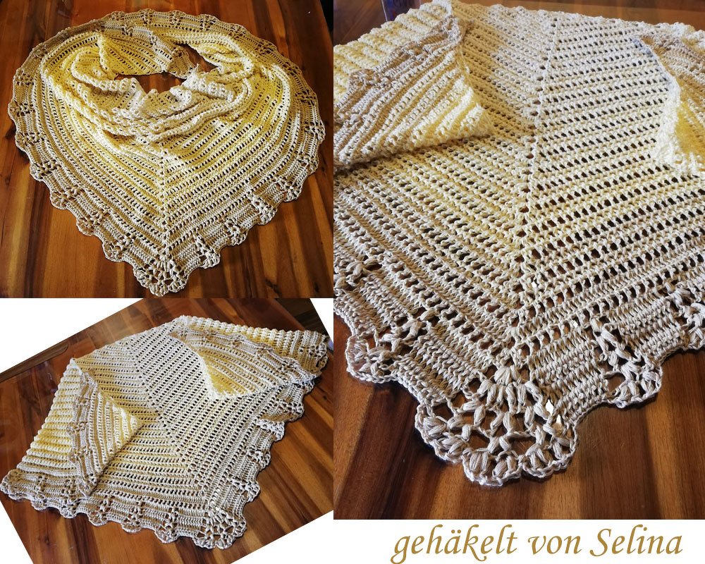 Häkelanleitung Dreieckstuch Lovely Tufts - Bild 4