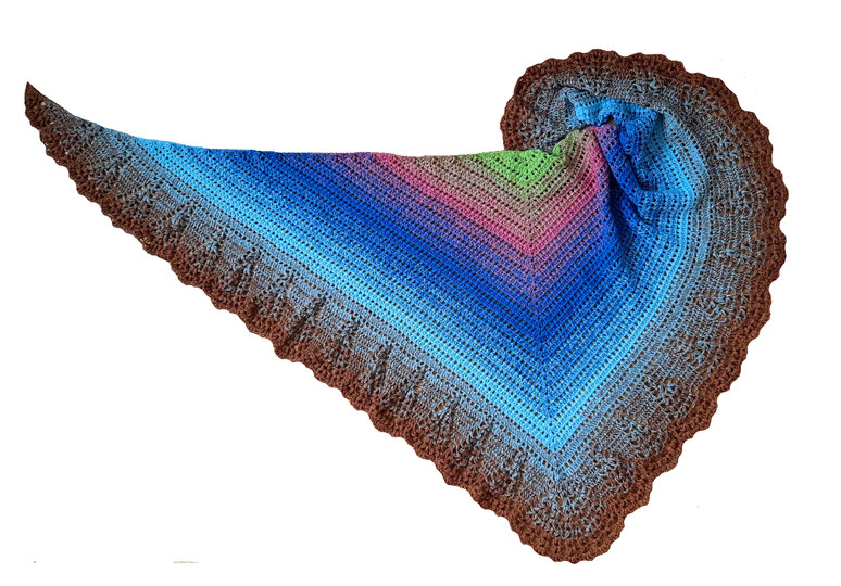 Häkelanleitung Dreieckstuch Lovely Tufts