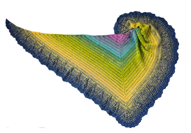 Häkelanleitung Dreieckstuch Lovely Tufts