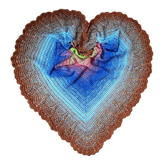 Häkelanleitung Dreieckstuch Lovely Tufts