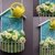 Crochet decoration your own little garden - from scraps of yarn