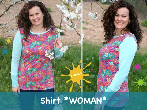 Damen Shirt *Woman* von klecksMACS - Nähanleitung