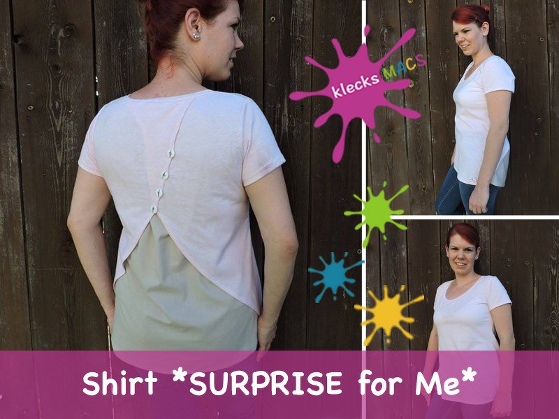 Damen Shirt *SURPRISE for ME* von klecksMACS - Nähanleitung