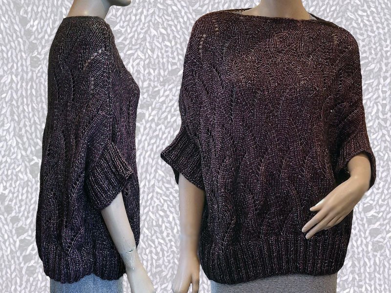 Strickanleitung Oversize Pulli oder Shirt Leila alle Größen - Bild 2