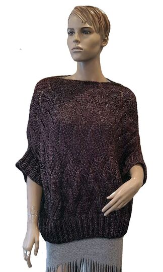 Strickanleitung Oversize Pulli oder Shirt Leila alle Größen