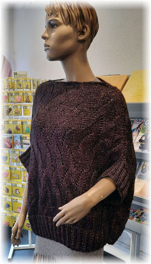 Strickanleitung Oversize Pulli oder Shirt Leila alle Größen