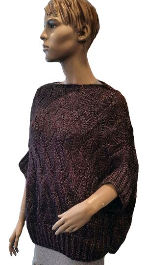 Strickanleitung Oversize Pulli oder Shirt Leila alle Größen