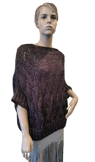 Strickanleitung Oversize Pulli oder Shirt Leila alle Größen