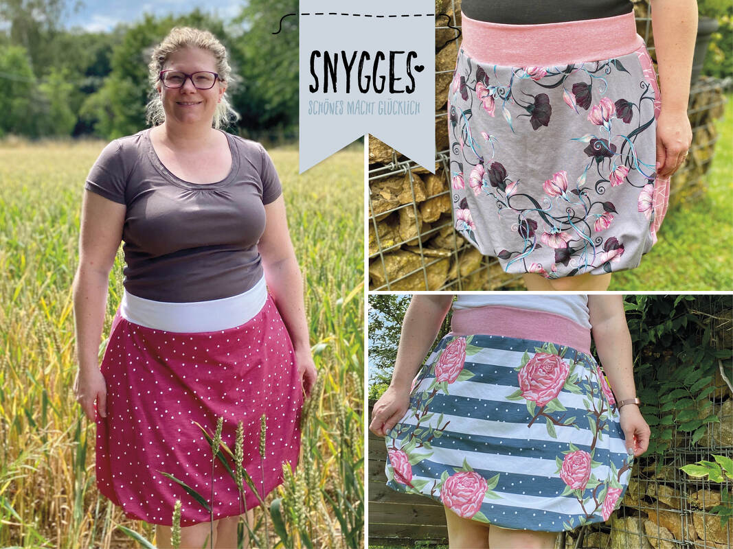 Ballonrock "ELIN" für Damen (32 bis 58) - Schnittmuster und Anleitung - Bild 8