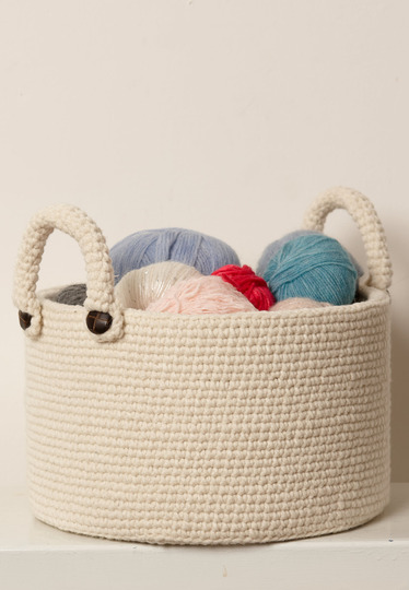 Strickanleitung: Home und Deko-Körbchen Slags