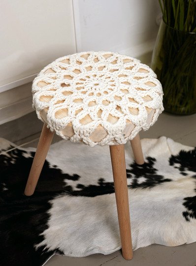 Strickanleitung: Home und Deko-Wohnaccessoires Tabouret
