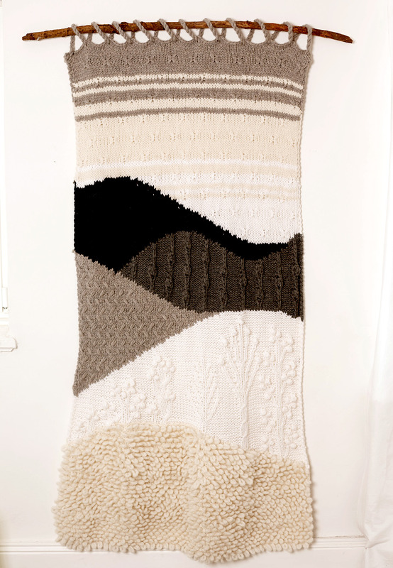 Strickanleitung: Home und Deko-Wohnaccessoires White-Mountain