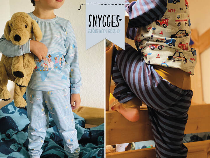 Schlafanzug "Ole" (86 - 122) - Schnittmuster und Anleitung
