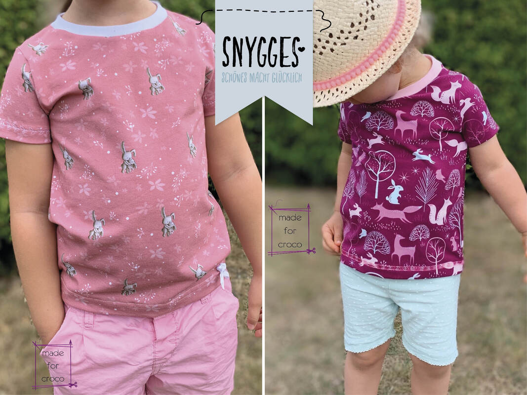 Mädchenshirt "Mali" (86 - 122 je 3 Weiten) - Schnittmuster und Anleitung - Bild 11