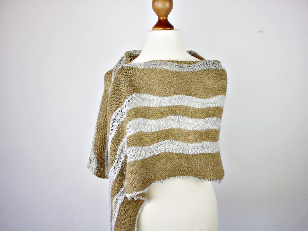Knitting pattern shawl "Najaden" - Image 9