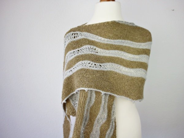 Knitting pattern shawl "Najaden"