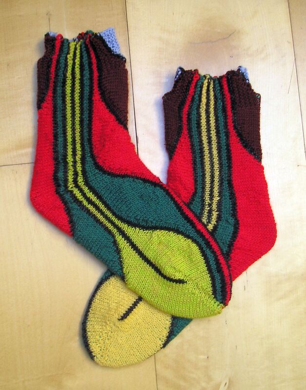 Strickanleitung Socken "Karneval Rio" - Bild 2