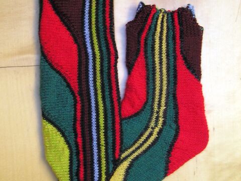 Strickanleitung Socken "Karneval Rio"