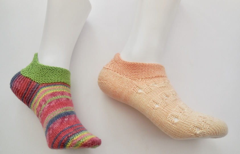 Sneakers mit erhöhtem hinteren Rand - Strickanleitung