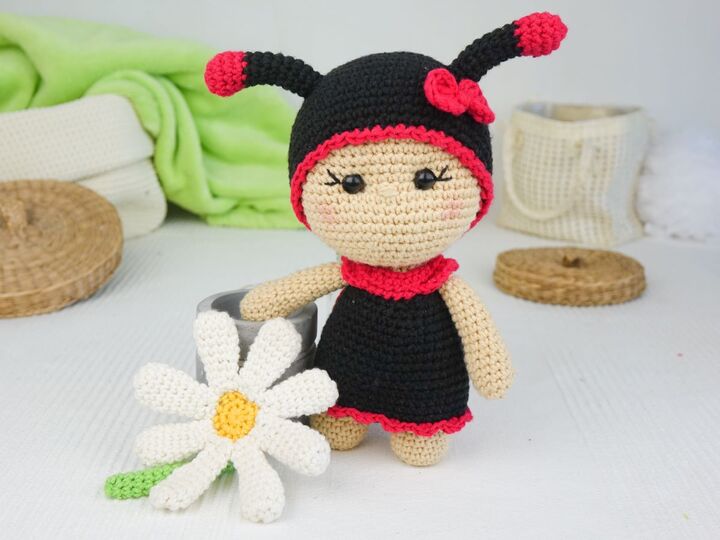 Marienkäfer Mary aus der Little Friends Kollektion - PDF Anleitung