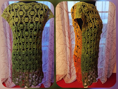 Tunika Fanny häkeln Oberteil