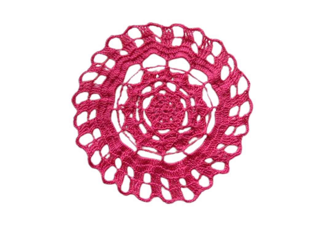 Häkelanleitung Deckchen Pinkuirono