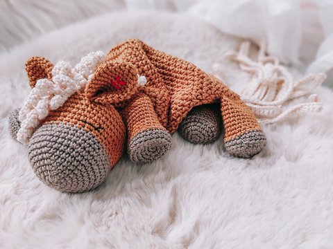 Schmusetuch "Schmuse - Pferd"