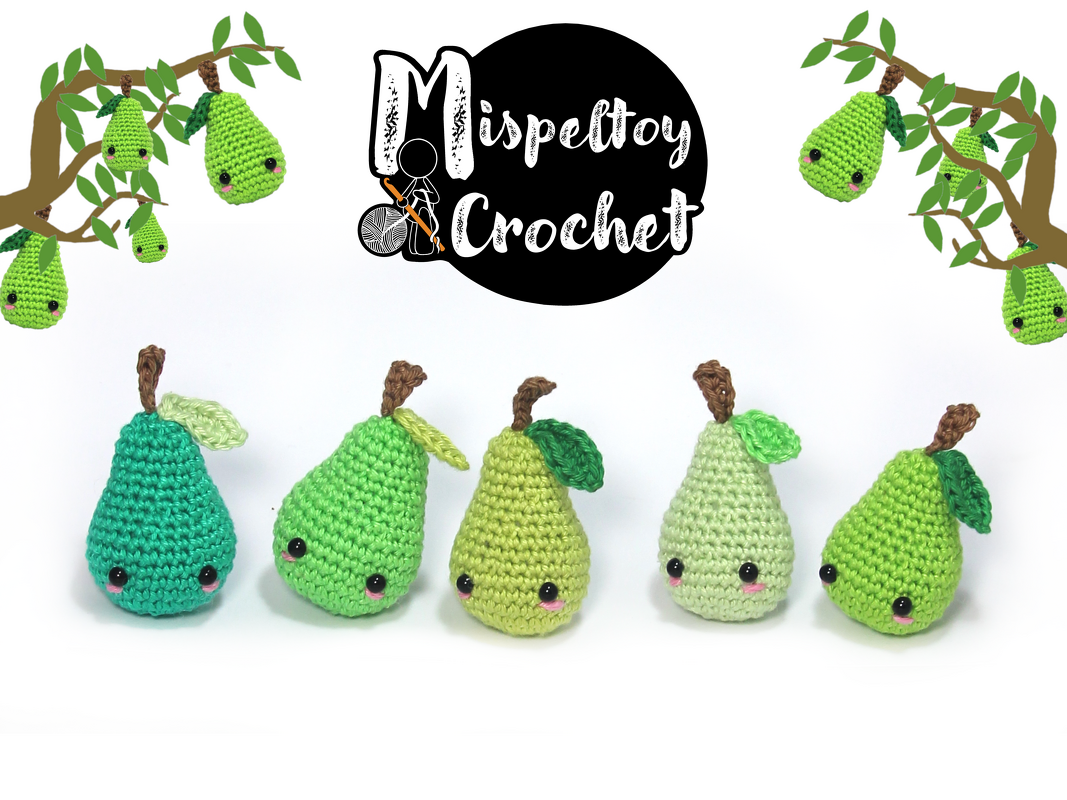 Mini pear 2019 crochet pattern